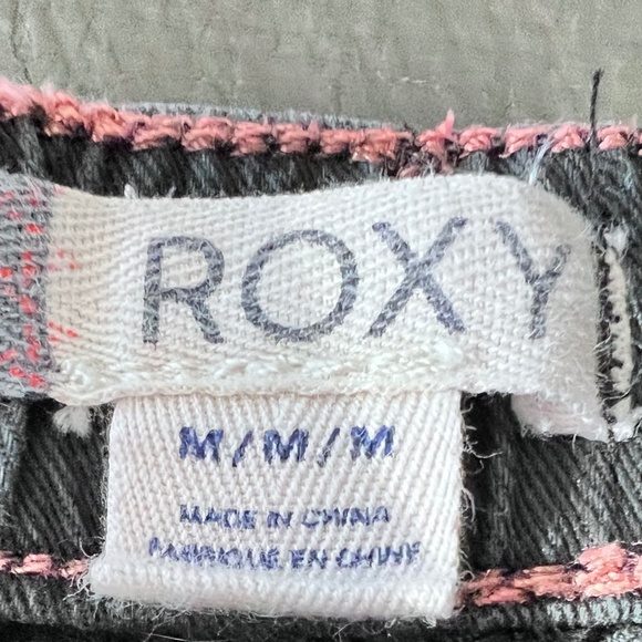 Roxy Juniors Beach Shorts Size M- Faded Black - Picture 5 of 6